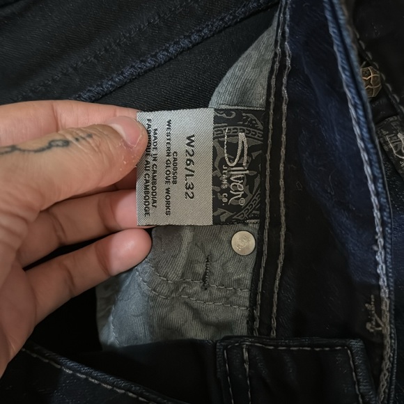 Silver suki jeans size 26w - Picture 3 of 3